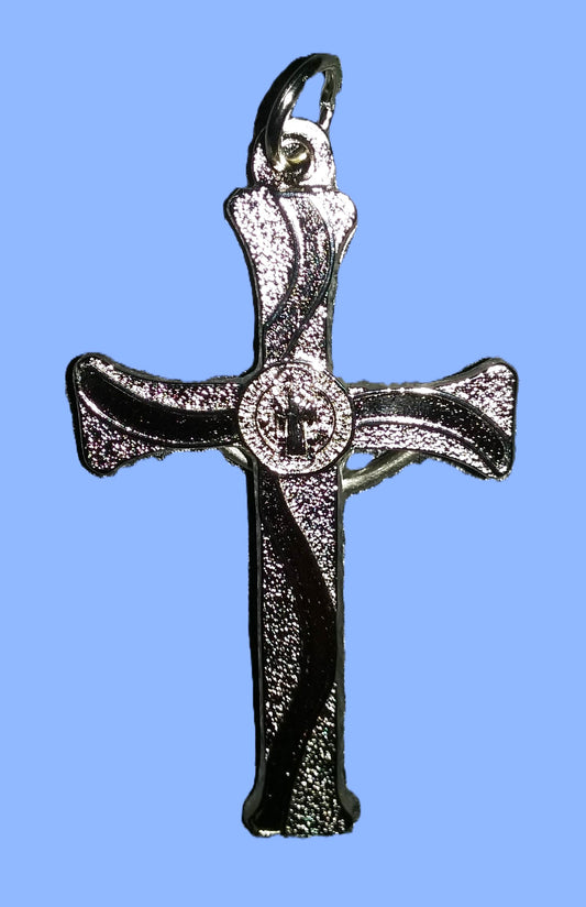 St. BENEDICT Bluewave Crucifix Pendant