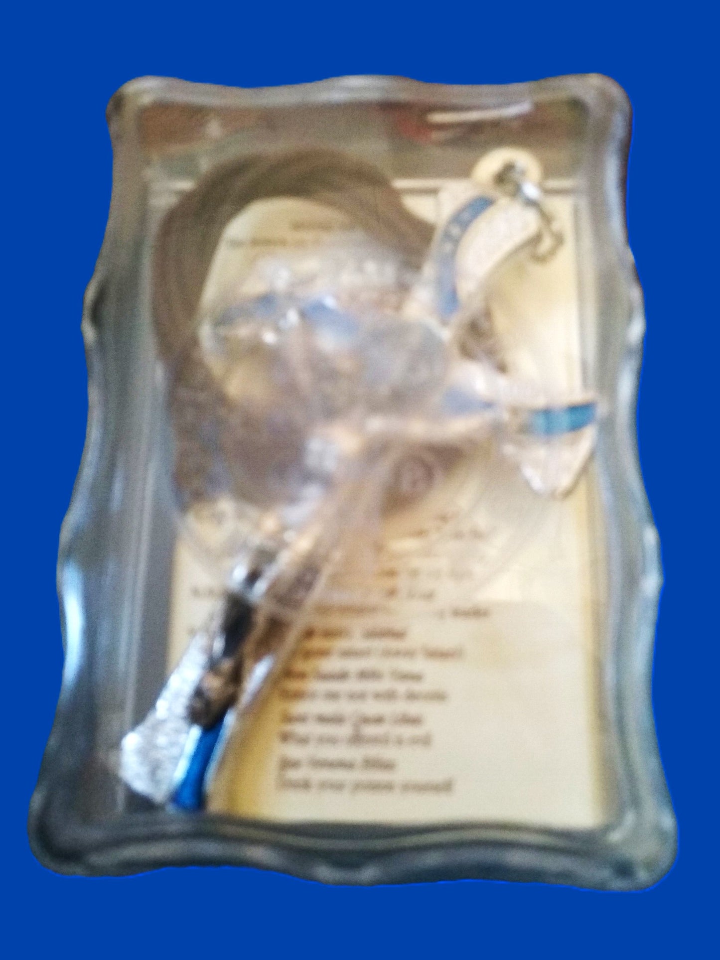 St. BENEDICT Bluewave Crucifix Pendant - 20% OFF - SAVE $7.50