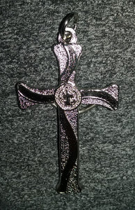 St. Benedict Bluewave Crucifix Pendant